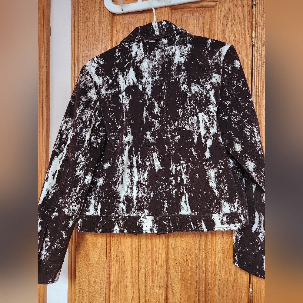 Pattern Flocked Jacket - Picture 9 of 9